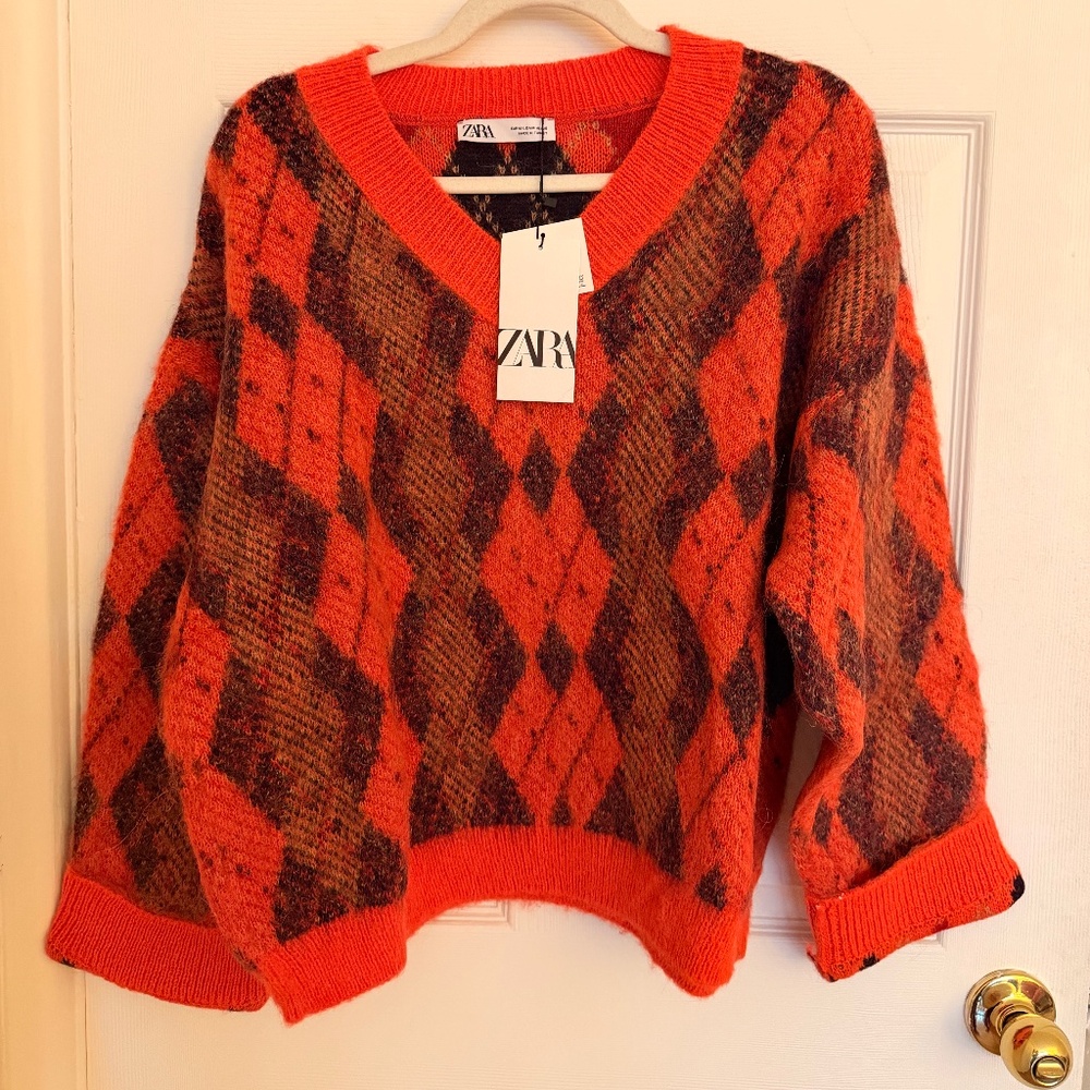 Zara Wool & Alpaca Blend Knit Sweater